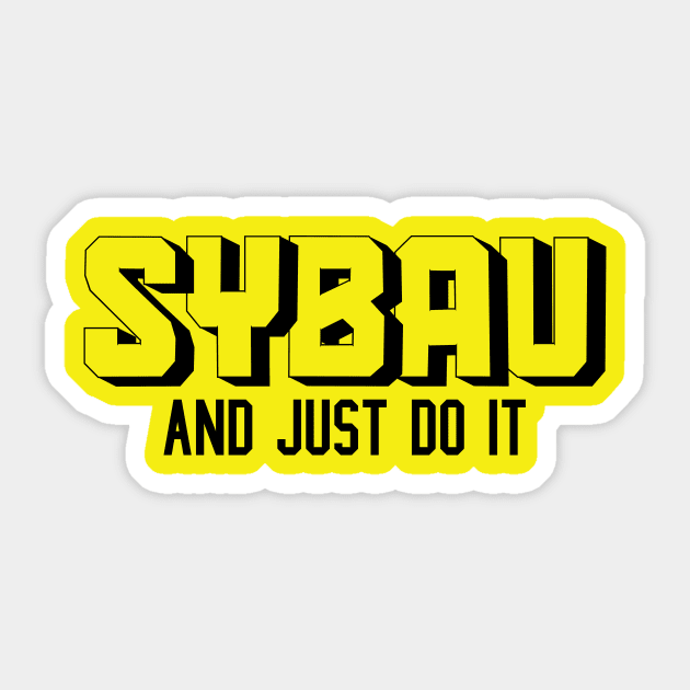 SYBAU Design Sticker by DuckyDee